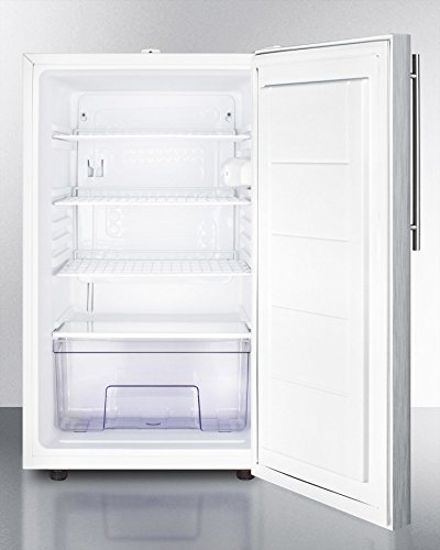 Summit FF511LSSHVADA 20" AccuCold FF511LADASERIES ADA Compliant Compact Refrigerator with 4.1 cu. ft. Capacity... N2