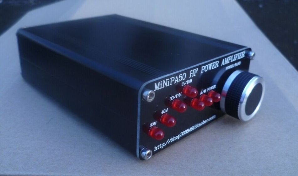 MiNiPA50 HF Power Amplifier For YASEU FT-817 ICOM IC-703 Elecraft KX3 QRP N2