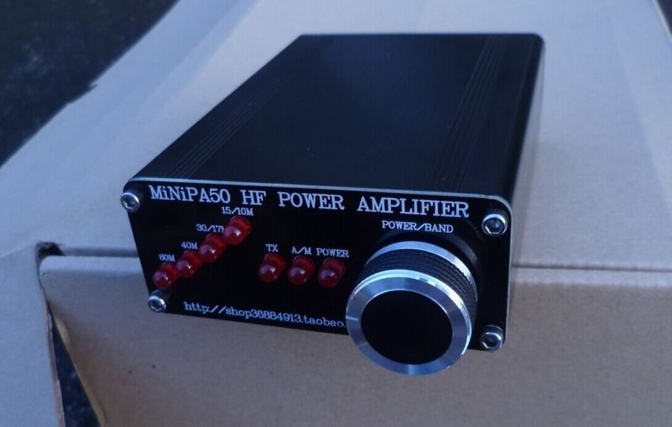 MiNiPA50 HF Power Amplifier For YASEU FT-817 ICOM IC-703 Elecraft KX3 QRP N3