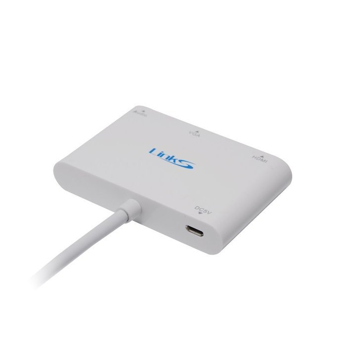 Displayport to HDMI VGA[DP 1.2 Version] LinkS Displayport to HDMI and VGA support 4KX2K and 3.5mm Audio cable... N10