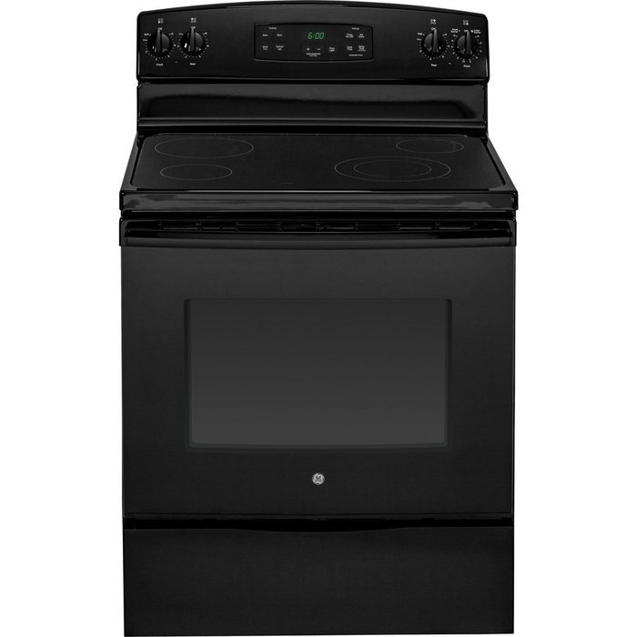 GE GIDDS-1029133 30" 5.3 cu. ft. Free-Standing Electric Range, Black N4
