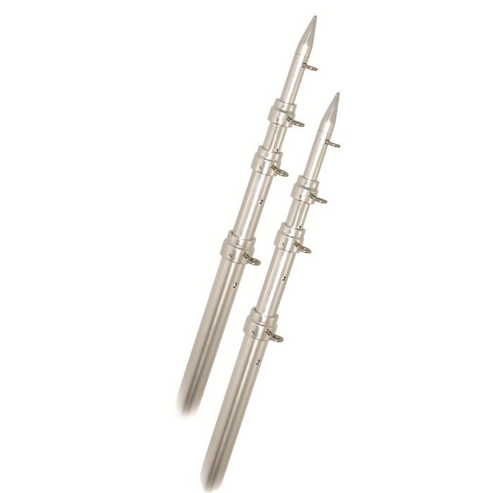 RUPP MARINE Rupp Top Gun Telescoping Outrigger Poles - Aluminum/Silver - 15' / A0-1500-TEL /