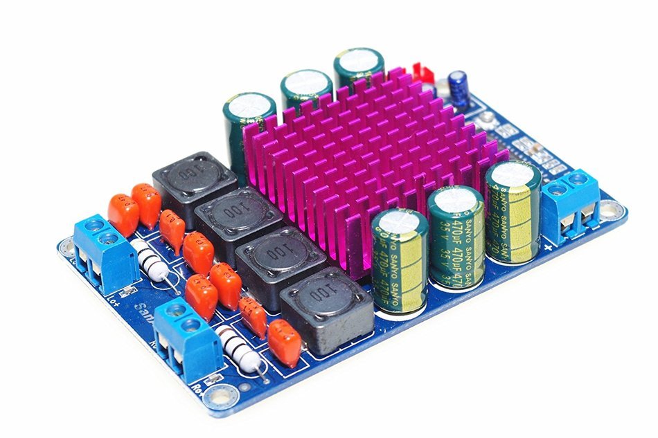SMAKN&reg; TK2050 2x50w Dual track stereo D/Tdigital power amplifier HIFI board module N4