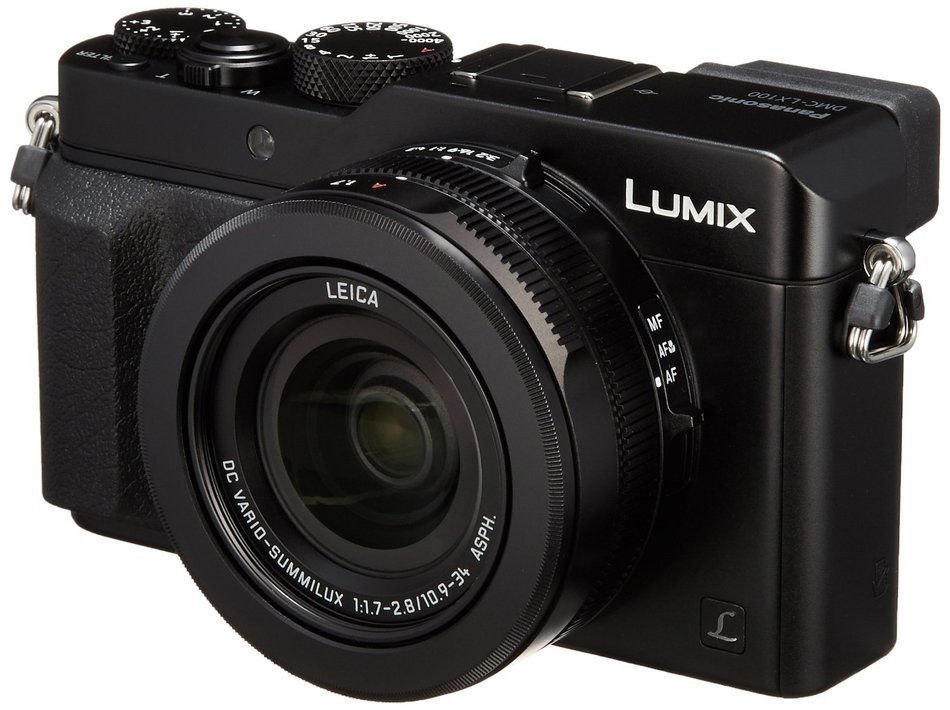 Panasonic Lumix DMC-LX100 Digital Camera, 12.8MP, 3.0-Inch Display, 24-75mm Leica DC Vario-Summilux f/1.7-2.8... N7