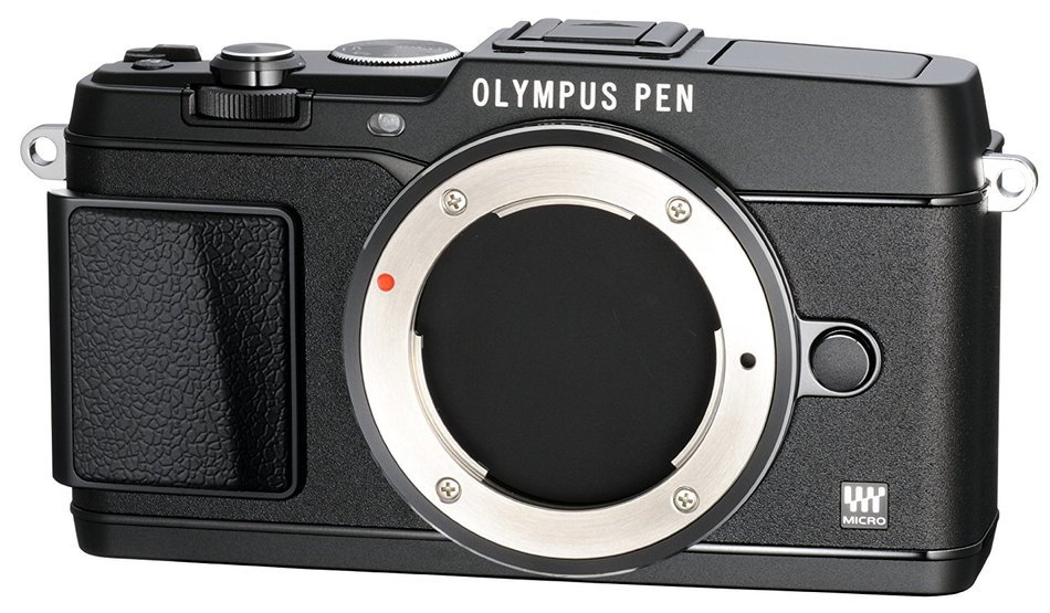 Olympus E-P5 16.1MP Mirrorless Digital Camera with 3-Inch LCD- 15mm body cap lens BCL-1580 set (Black) - International... N4