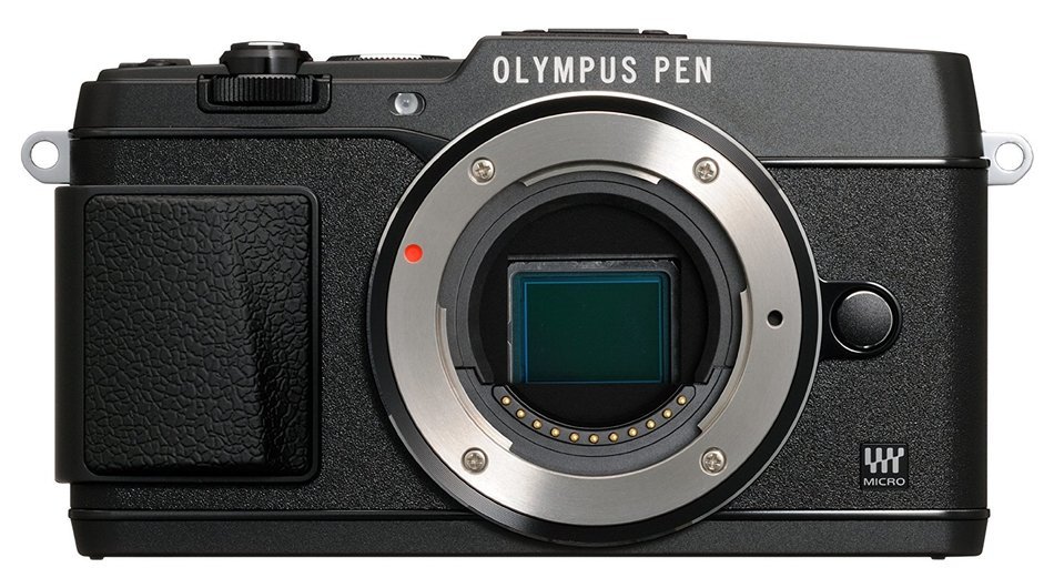 Olympus E-P5 16.1MP Mirrorless Digital Camera with 3-Inch LCD- 15mm body cap lens BCL-1580 set (Black) - International... N5