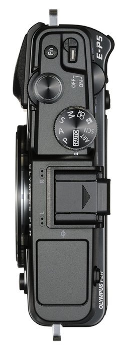 Olympus E-P5 16.1MP Mirrorless Digital Camera with 3-Inch LCD- 15mm body cap lens BCL-1580 set (Black) - International... N7