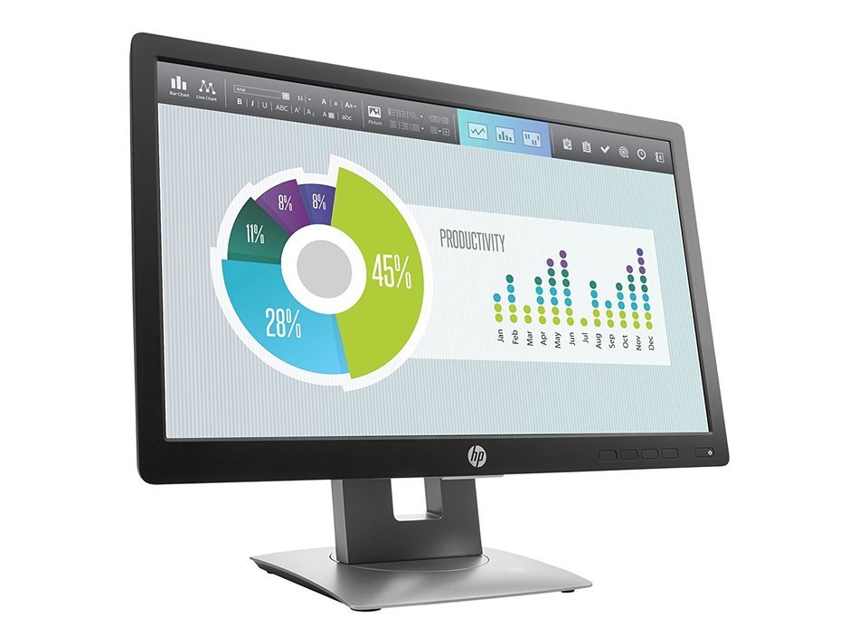 HP M1F41A8#ABA EliteDisplay E202 20'' LED-Backlit LCD Monitor, Black N2