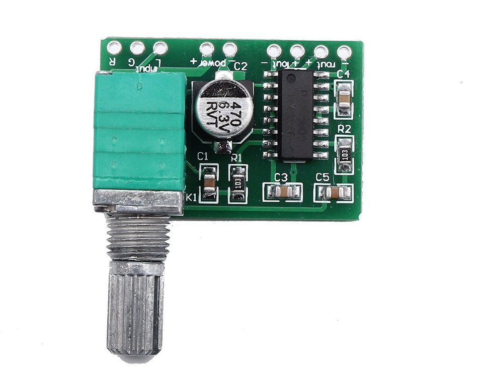 Icstation Adjustable PAM8403 2X3W Digital Stereo Audio Amplifier Power Amp Module (Pack of 2 ) N3