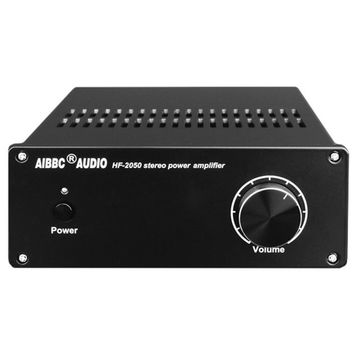 AIBBC HF-2050 130W+130W Class AB MOSFET HiFi Amplifier Upgraded version Black N3