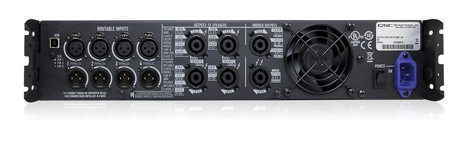 QSC PLD4.2 Multi-Channel System Processing Amplifier N3
