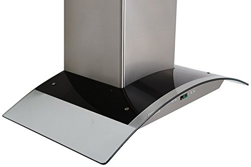 XtremeAir PX01-W36 Wall Mount Range Hood with 900 CFM Baffle Filters with Grease Drain Tunnel, 36" N4