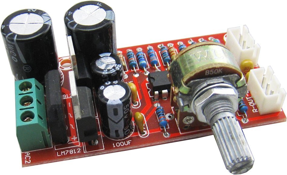 Yeeco MK157 NE5532 Preamplifier Plate AC 12-18V Audio Power Amplifier Power Amp Pre Plate N5