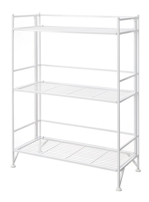 Convenience Concepts Designs-2-Go 3-Tier Folding Metal Corner Shelf ...