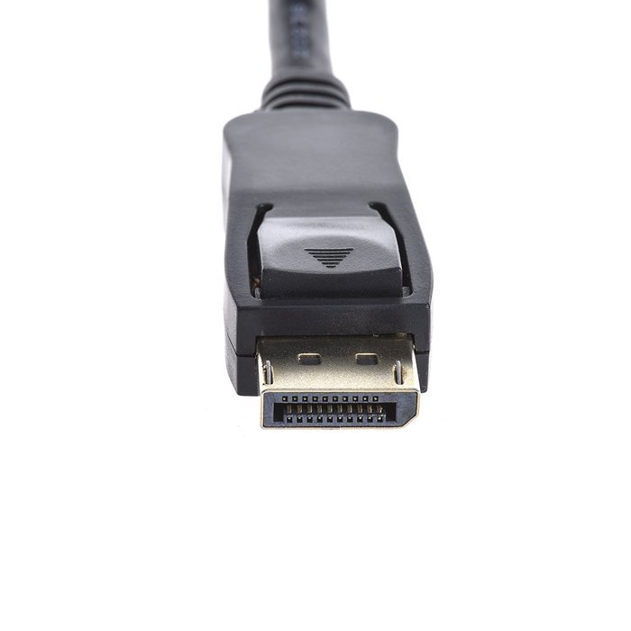 DP to HDMI, ISNOWOOD 10FT Gold Plated DisplayPort to HDMI HDTV Cable Black N2