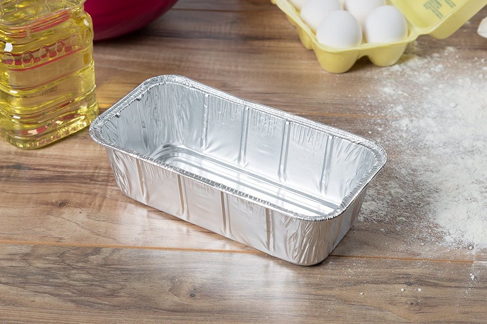 Paksh Disposable Loaf Pan - 50 Baking Pans for Breads, Brownies, Pound Cakes, Meatloaf, and More | 8 &frac12; x 4 &frac12; x... N3