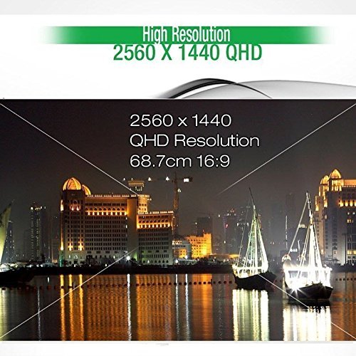 New WASABI MANGO QHD275 Dual HDMI 27" LED LG S-IPS 2560x1440 WQHD (D-sub, HDMIx2, Dual Link... N4