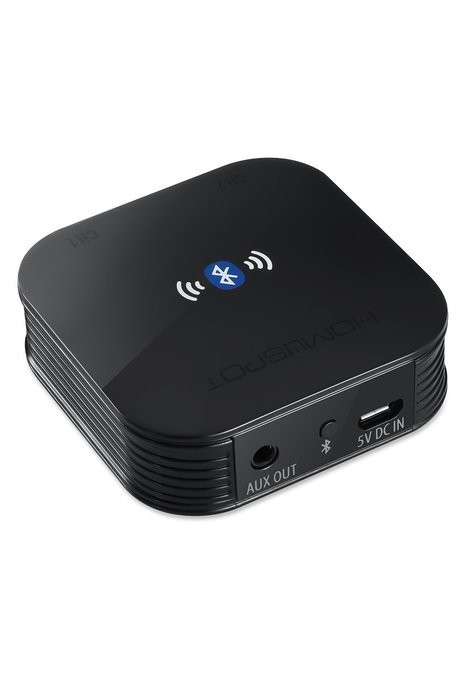 HomeSpot MultiLink Bluetooth Audio Receiver Dongle, Connect to 2 Mobile Devices At Once USB 2.5A N15