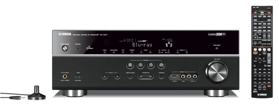 Yamaha RX-V671 7.1- Channel Network AV Receiver N3