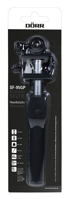Dorr SF-95GP Bluetooth Selfie Stick with RC Silver [380522] N5