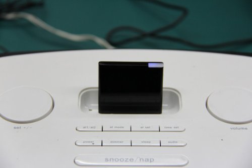 AGPtek&reg; Wireless Bluetooth Audio Music Receiver and Adapter (black with LED indicator) for iPod iPhone iPad and... N2