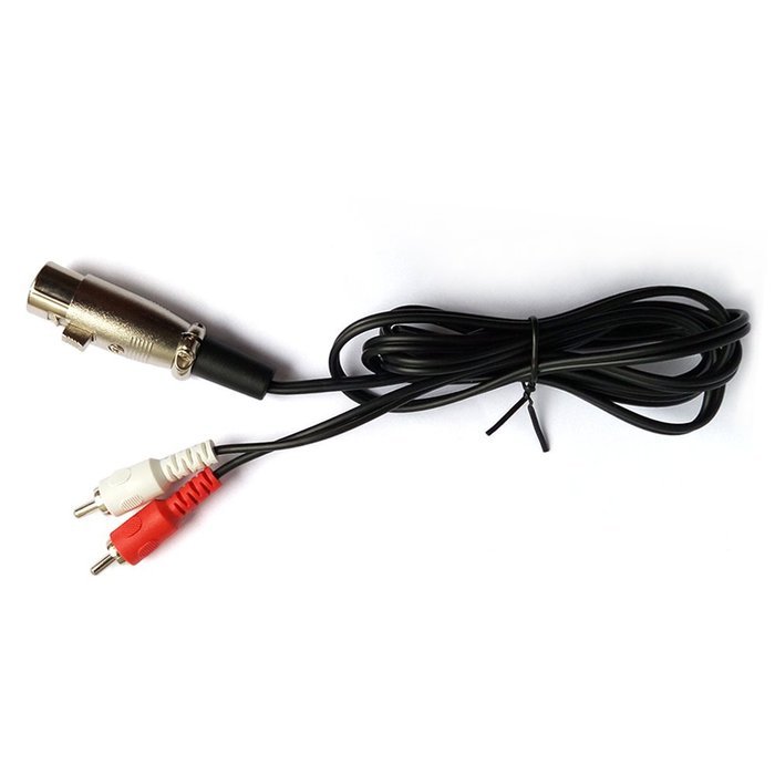 Yeworth&reg; 5ft/1.5m XLR Y Splitter Patch Cable, 1 XLR Female to 2 RCA Male Stereo Plug Adapter Cable N9