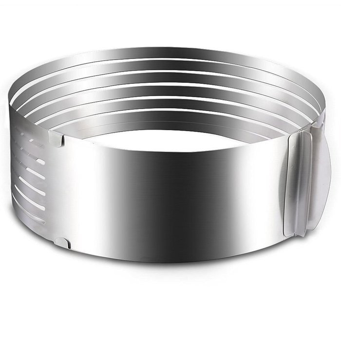 Blacklip Kitchen Pastry Tools Stainless Steel Mousse Cake Ring Mold (9-12" Slicer Ring) N2