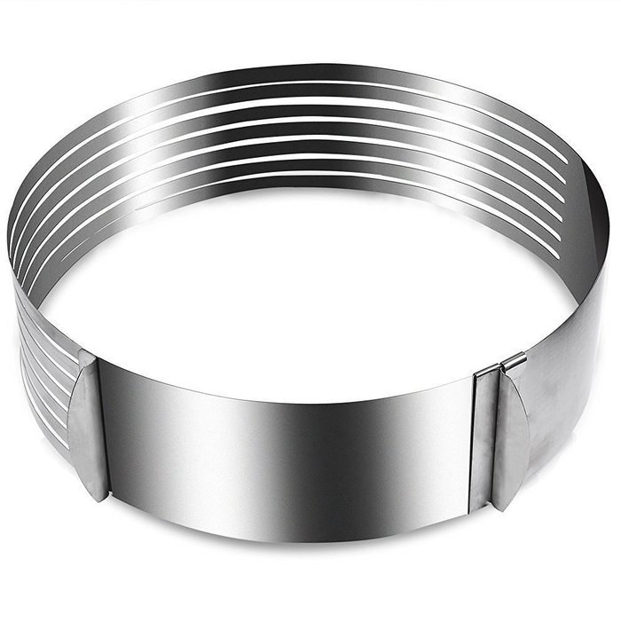 Blacklip Kitchen Pastry Tools Stainless Steel Mousse Cake Ring Mold (9-12" Slicer Ring) N3