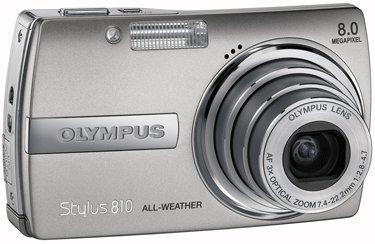 Olympus Stylus 810 8MP Digital Camera with 3x Image-Stabilized Optical Zoom N3