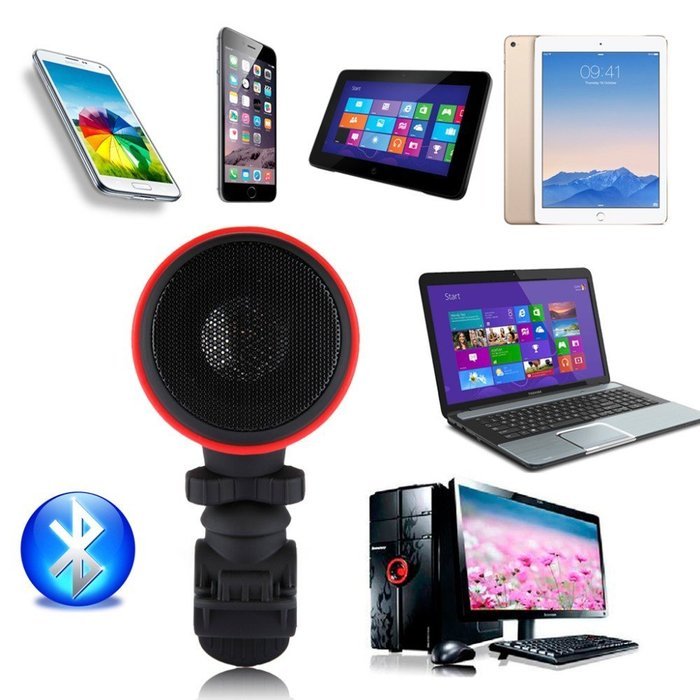 ZhaoCai Portable Wireless Bluetooth Speaker SplashProof Shockproof Adjustable Mount Outdoor Stereo Handsfree With... N7
