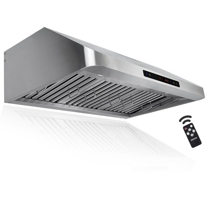 FIREBIRD New FB90-1081 36" Under Cabinet Stainless Steel Range Hood, W/Gas sensor, Illuminated Keypad, Baffle... N6