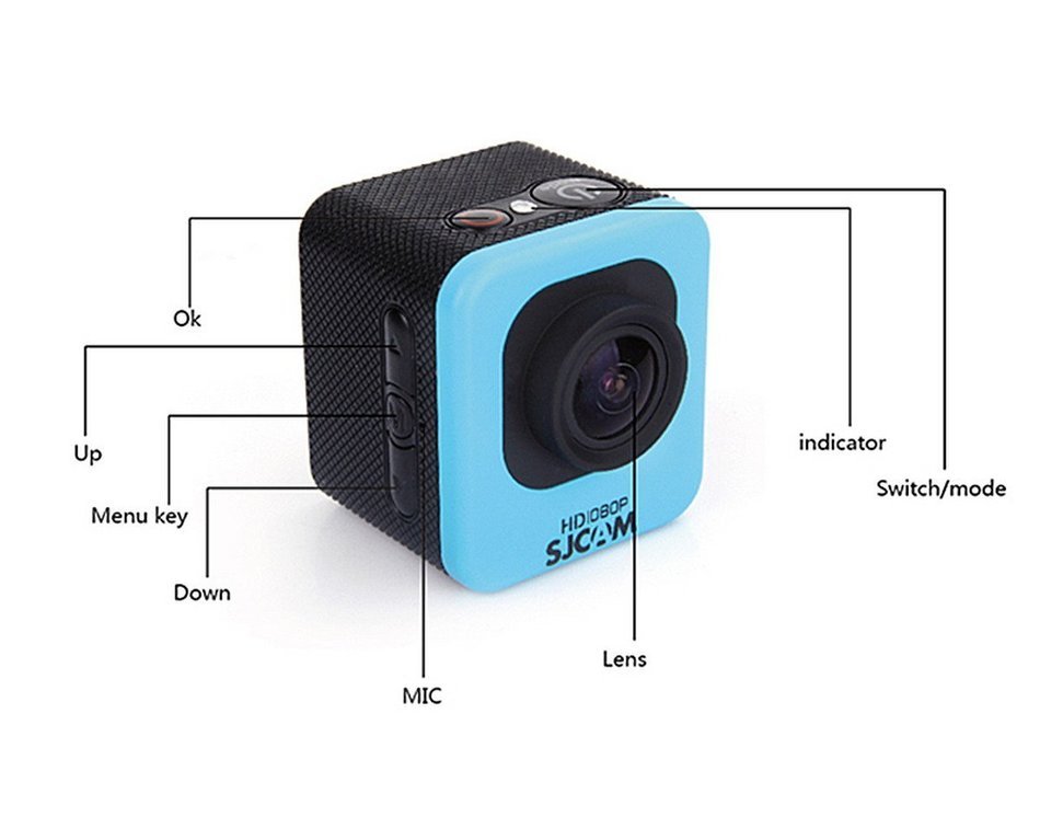 LCtech TM SJCAM M10 Wifi Version Mini Full HD 1080P 170 Degree Wide Angle Waterproof Action Sport DV Camera Camcorder... N8