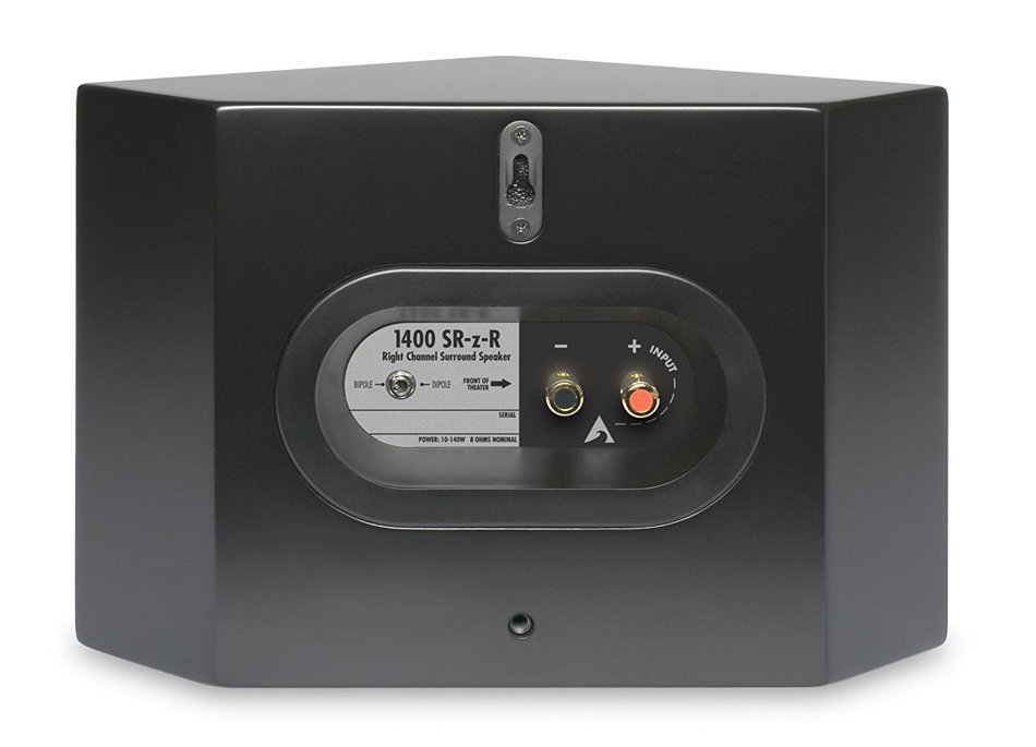 Atlantic Technology 1400SRZ-P-BLK Dipole-Bipole Surround Speakers (Pair, Black) N2