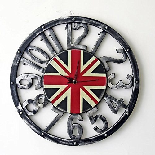 Creative Arts Muted Fashion Simple Livingroom Wooden Wall Clock Personalized Home Decoration
