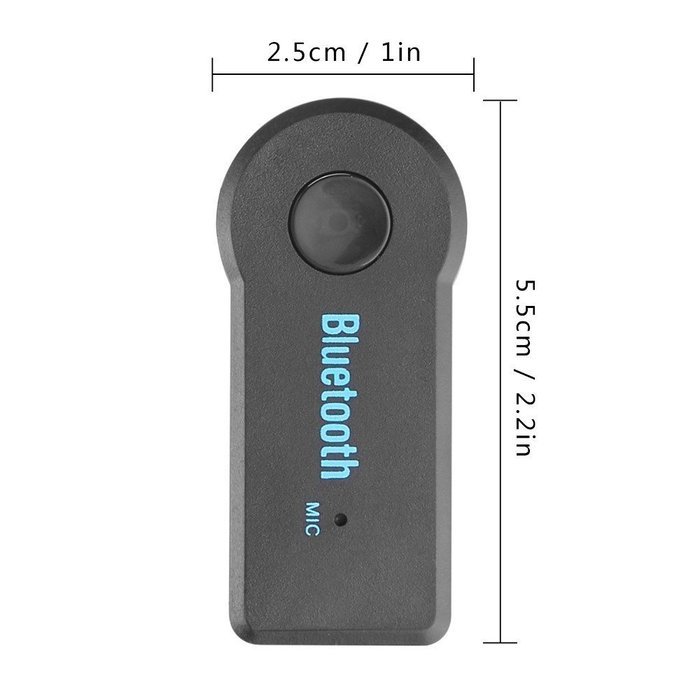 Gtide Bluetooth Receiver, Music Receiver Bluetooth Car Kits 3.5mm Audio Output, Built-in Microphone for Home Streaming N2