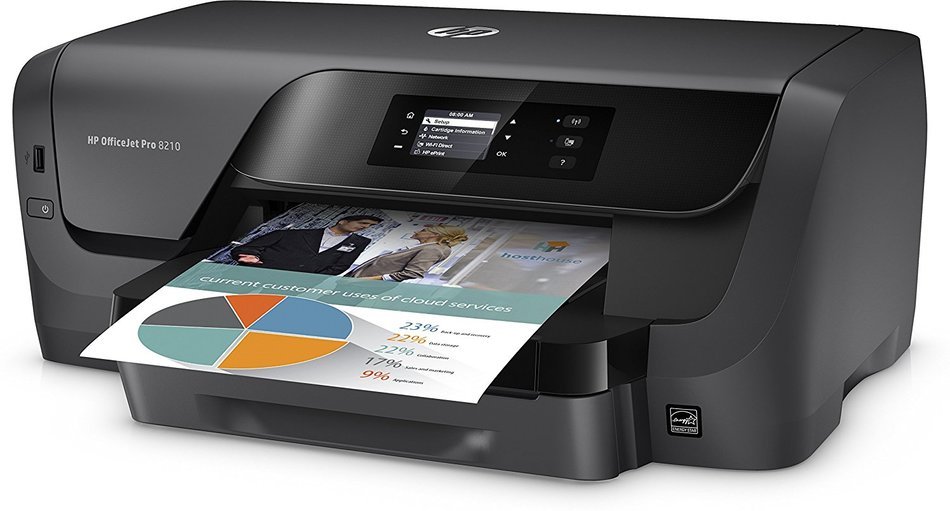 HP Officejet Pro 8210 Printer A4 22/18 Ppm In N6