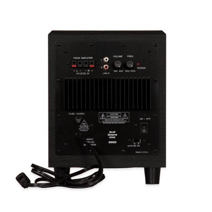 Blue Octave Home SW6D Subwoofer (Black) N3