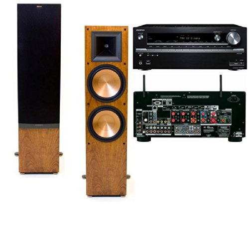 Klipsch RF-7 II Floorstanding Speaker (Cherry-pair) Onkyo TX-NR838 7.2