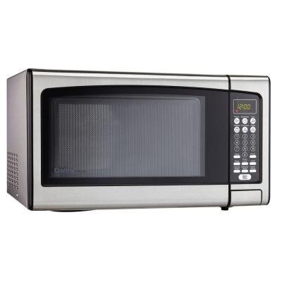 Easy-to-Use Stainless Steel Countertop Microwave, With Graphic Display 1.1 cu.ft.
