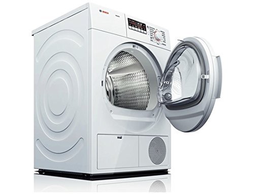 Bosch WTB86200UC 300 4.0 Cu. Ft. White Stackable Electric Dryer - Energy Star