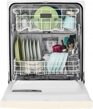 Frigidaire FFBD2412SQ 24" Built In Full Console Dishwasher with 5 Wash Cycles, in Bisque N4