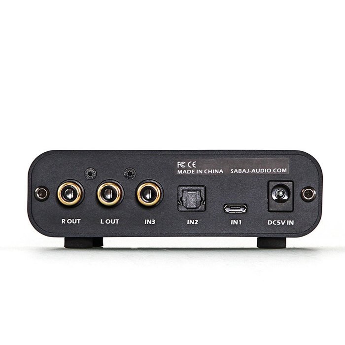 Sabaj Audio D3 Headphone Amplifier with DAC Optical Coaxial 32bit/384kHz USB Input Black N4