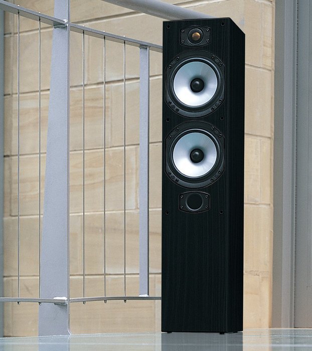 Monitor Audio M4 Speaker (Black Oak Vinyl, Each) (Discontinued by Manufacturer)