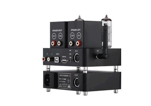 Douk Audio APPJ PA1601A WiFi Smart Mini HiFi Tube Amplifier USB PC/U-disk/SD Card/AUX Input (Silver) N11