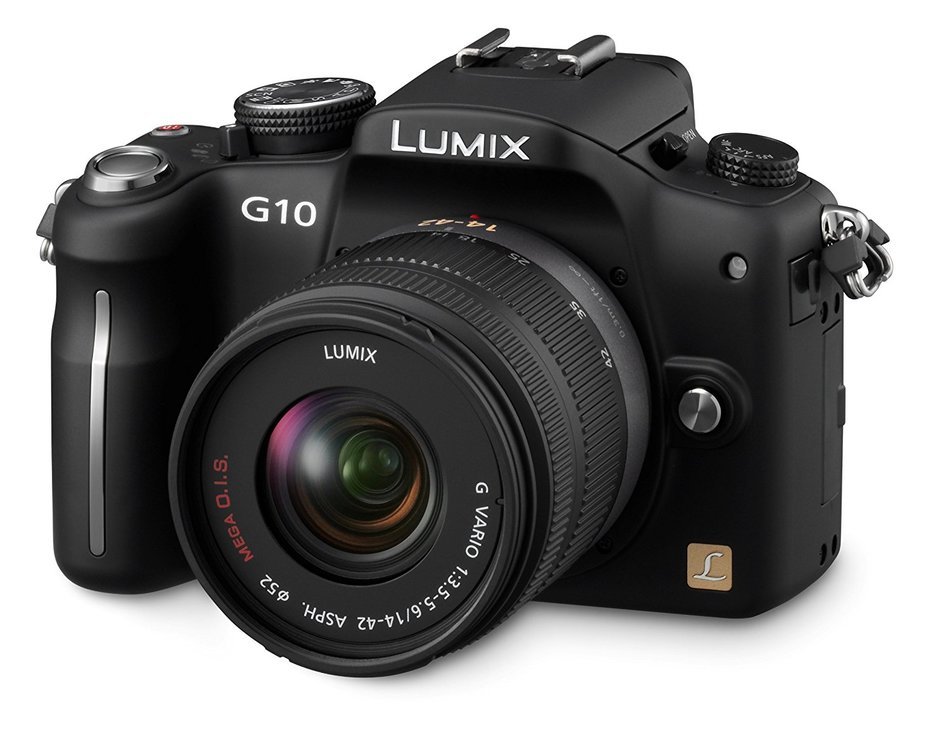 Panasonic Lumix DMC-G10 12.1 MP Live MOS Mirrorless Digital Camera with 14-42mm Lumix G Vario f/3.5-5.6 MEGA OIS... N6