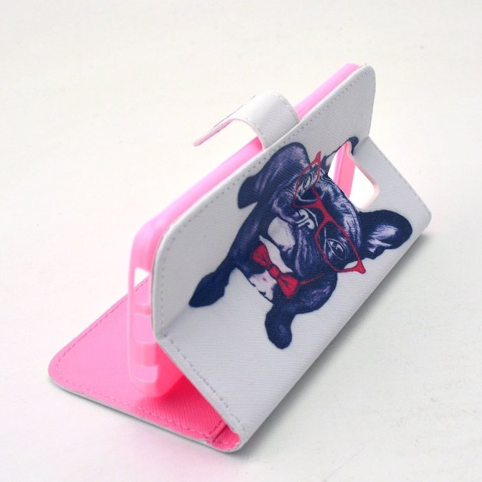 Galaxy S6 Case, Firefish Folio Flip Premium PU Leather Lovely Wallet Shell [Scratch-resistant][Kickstand][Card... N35
