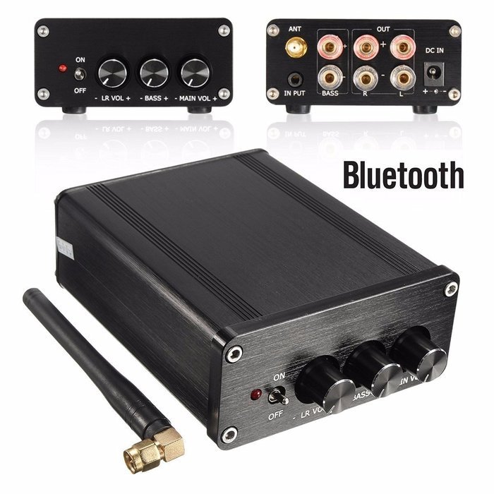 Digital Amplifier,ELEGIANT Mini Bluetooth CSR4.0 Class D Digital Mini TPA3116 2.1 CRS Wireless Module Digital... N7