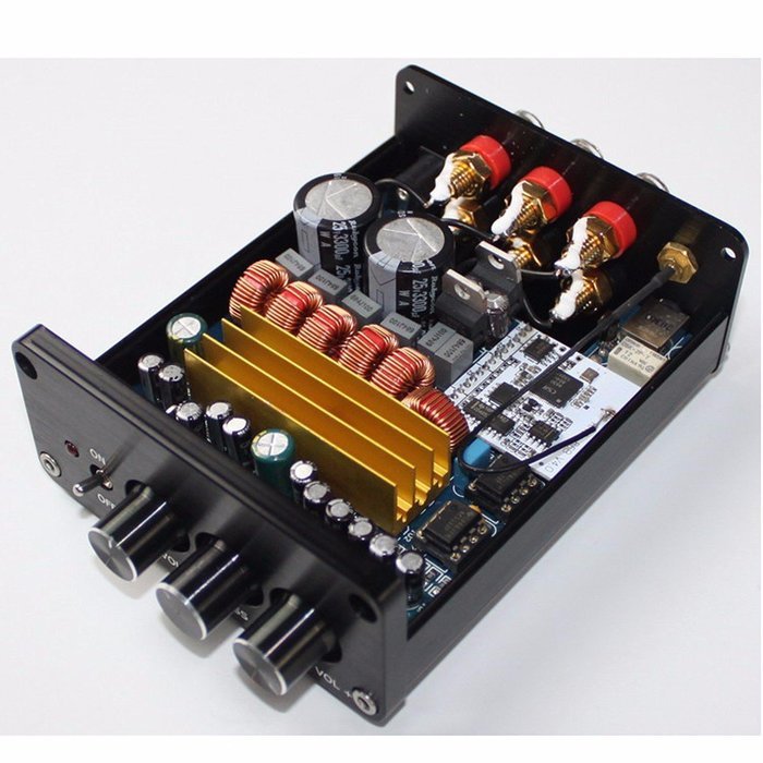 Digital Amplifier,ELEGIANT Mini Bluetooth CSR4.0 Class D Digital Mini TPA3116 2.1 CRS Wireless Module Digital... N8