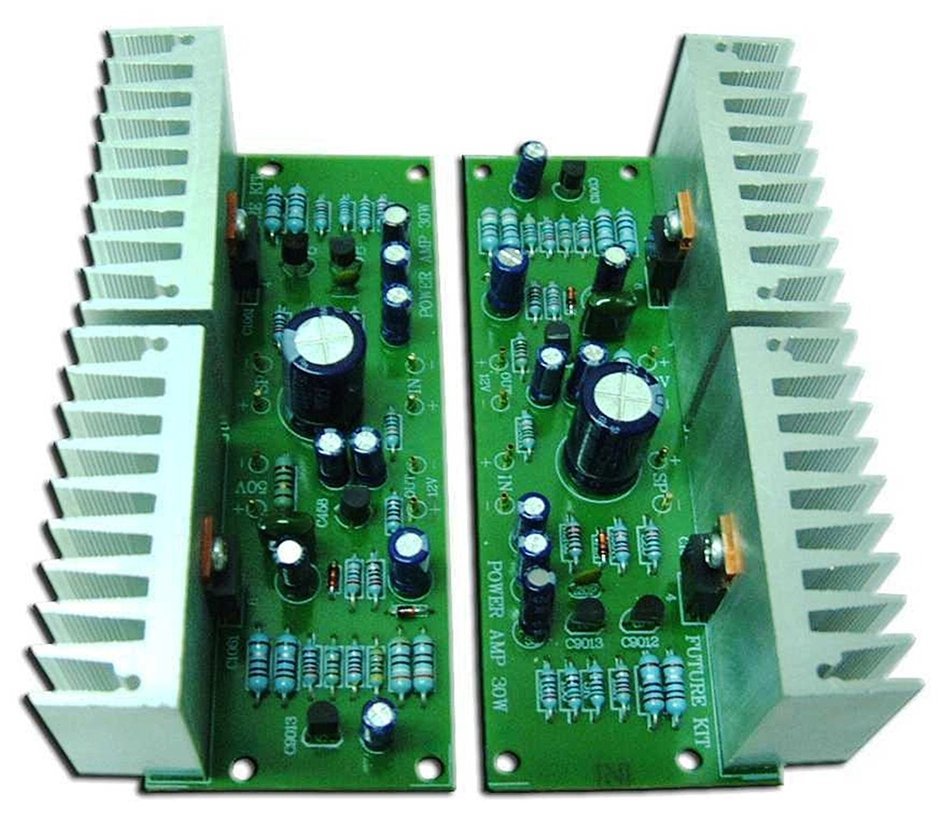 Power Amplifier OTL 30W+30W Stereo R1% Assembled Electronic Circuit : FA657