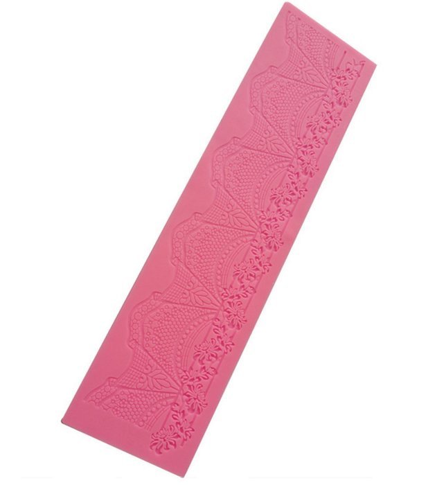 Lesirit Silicone Fondant Cake Decorating Mold Lace Chocolate Lace Mold Mat (B) N6